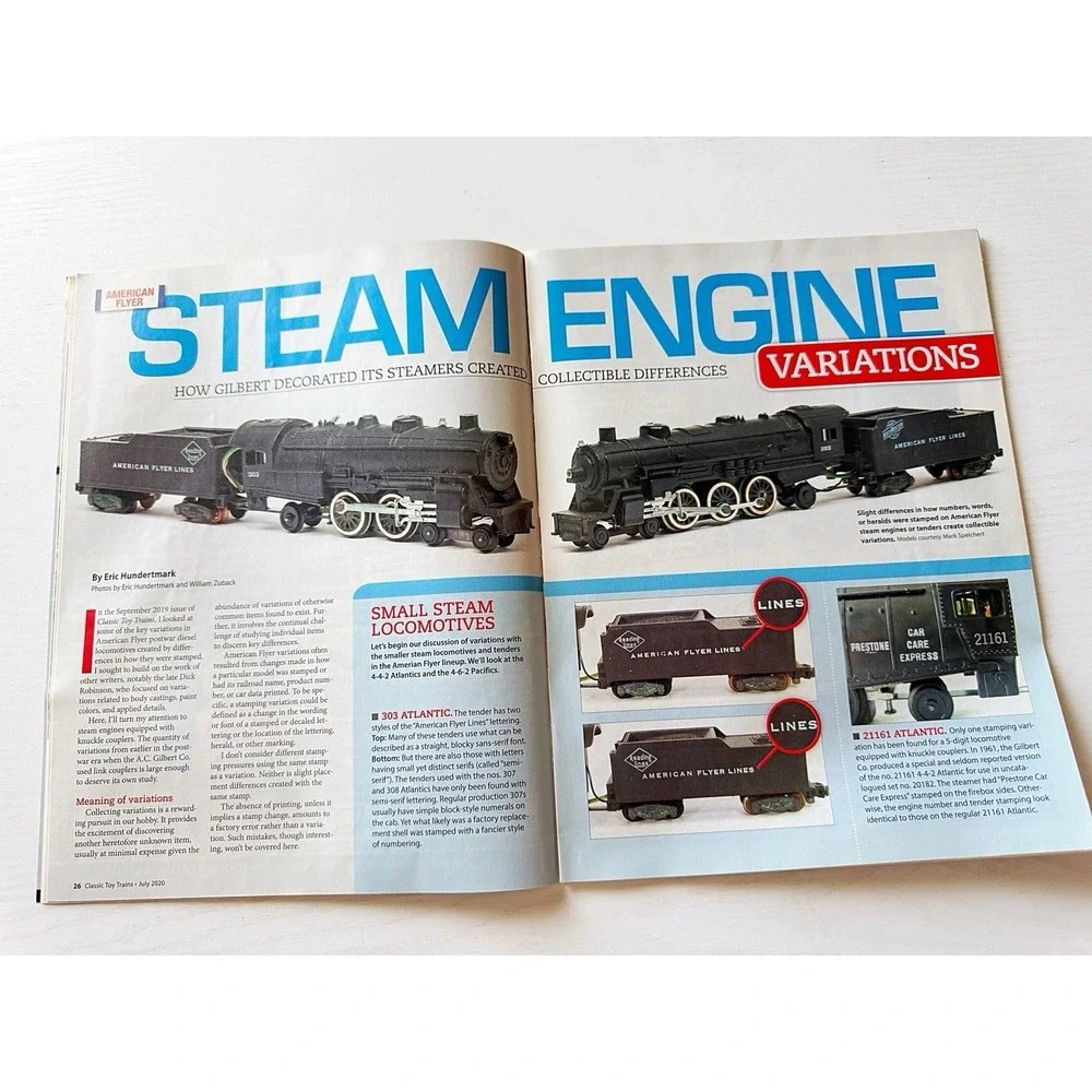 Classic Toy Trains Magazine O & S Gauge July 2020 Volume 33 Issue 5